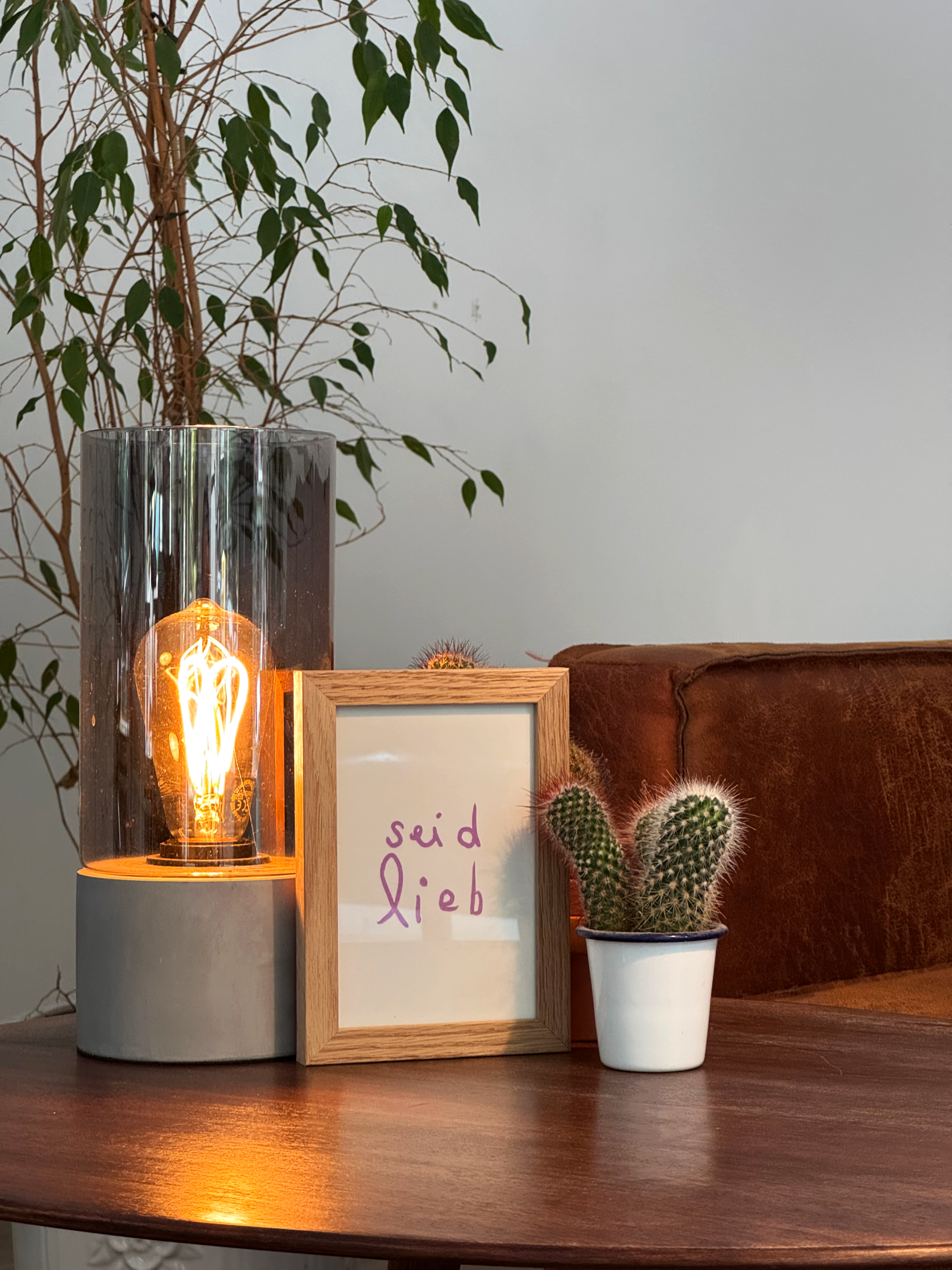 Kunstdruck "seid lieb" A6 – Bild 2