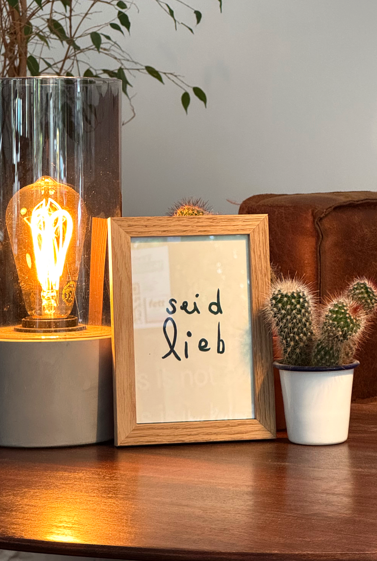 Kunstdruck "seid lieb" A6